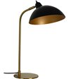 Dyberg Larsen Futura sort/messing bordlampe