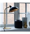 Dyberg Larsen Futura sort/messing bordlampe