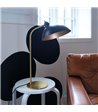 Dyberg Larsen Futura sort/messing bordlampe