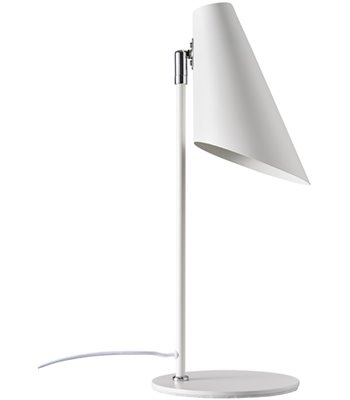 Dyberg Larsen Cale mat hvid bordlampe