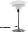 Dyberg Larsen Morph hvid bordlampe