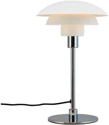 Dyberg Larsen Morph hvid bordlampe