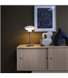 Dyberg Larsen Morph hvid bordlampe