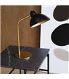 Dyberg Larsen Futura antik messing bordlampe