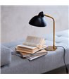 Dyberg Larsen Futura antik messing bordlampe