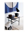 Dyberg Larsen Oswald sort/stål bordlampe