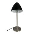 Dyberg Larsen Oulu sort/børstet stål bordlampe