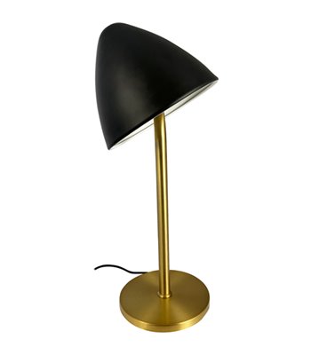 Dyberg Larsen Oulu sort/messing bordlampe