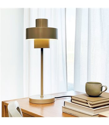 Dyberg Larsen  Stoke grå bordlampe