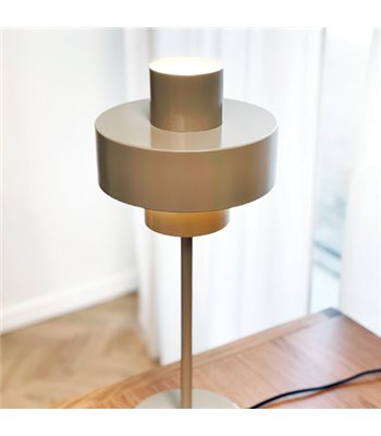 Dyberg Larsen  Stoke grå bordlampe