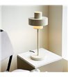 Dyberg Larsen  Stoke kit hvid bordlampe