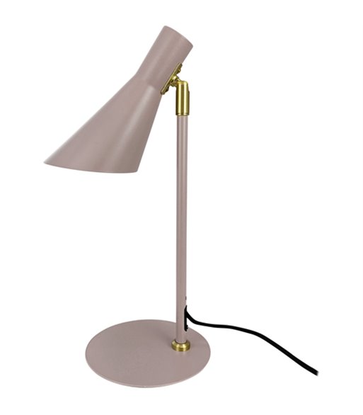 Dyberg Larsen DL12 beige/messing mini bordlampe