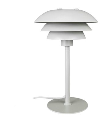 Dyberg Larsen Sixteen perlehvid bordlampe