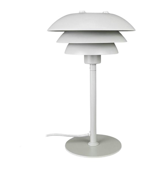 Dyberg Larsen Sixteen perlehvid bordlampe
