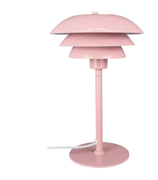 Dyberg Larsen Sixteen lyserød bordlampe