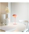Dyberg Larsen Sixteen lyserød bordlampe