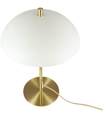 Dyberg Larsen Globus beige/messing bordlampe