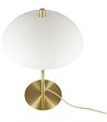 Dyberg Larsen Globus beige/messing bordlampe
