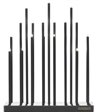 Elflugan Antracit 113014 adventsstage