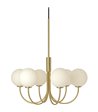 Herstal Ballon 6 satin brass lysekrone