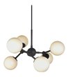 Halo Design Atom Ø45 sort/opal lysekrone