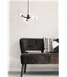 Halo Design Atom Ø45 sort/opal lysekrone