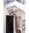 Halo Design Atom Ø57 smoke/sort lysekrone