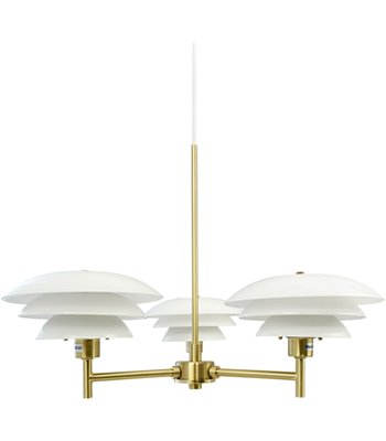 Dyberg Larsen  DL 20 brass  lysekrone