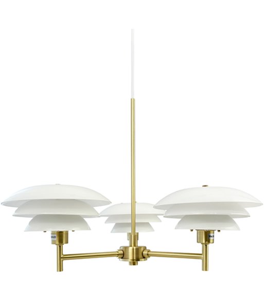 Dyberg Larsen  DL 20 brass  lysekrone