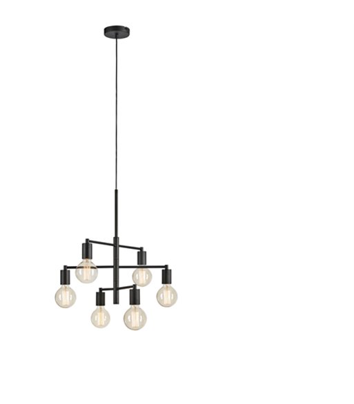 Markslöjd Cielo 6L black  lysekrone