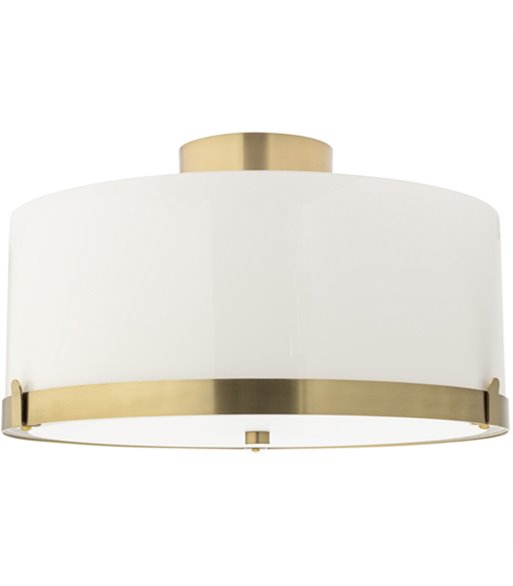 By Rydéns Marcel Ø40 messing/hvid plafond