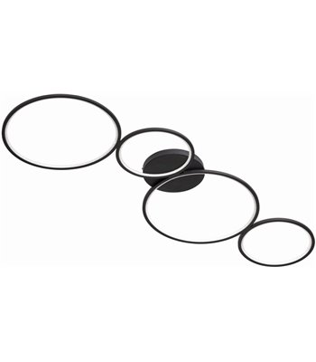 TRIO Rondo mat sort loftslampe