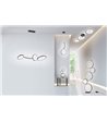 TRIO Rondo mat sort loftslampe