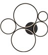 TRIO Rondo mat sort loftslampe