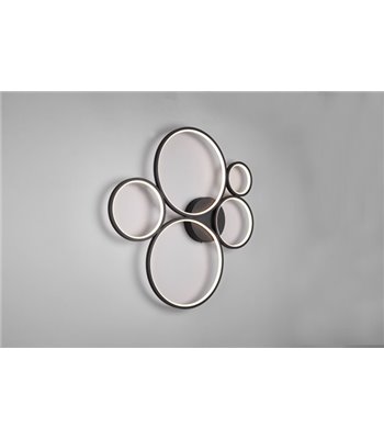 TRIO Rondo mat sort loftslampe