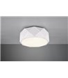 TRIO Zandor mat hvid loftslampe