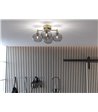 Belid Gloria Ø46 messing/røgfarvet plafond