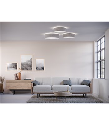Belid Soft Ø44 grå uld plafond