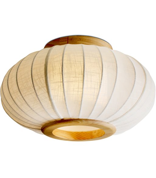 Halo Design Balloon Linen White Ø40 loft/væglampe