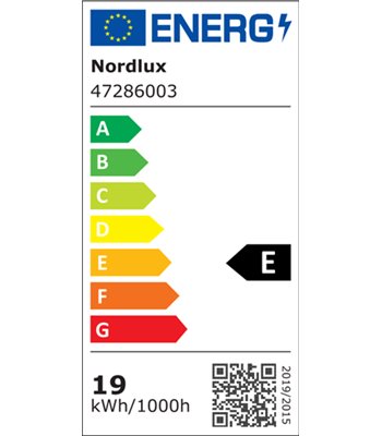 Nordlux Oja 42 dæmpbar sort plafond