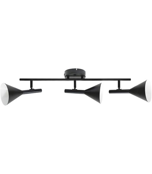 Nordlux Kelvis sort 3-spot loftlampe