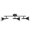 Nordlux Kelvis sort 3-spot loftlampe