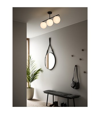 Nordlux Grant sort 3 spot loftlampe