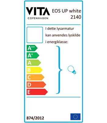 UMAGE Eos Up medium Ø40 hvid loft/væglampe