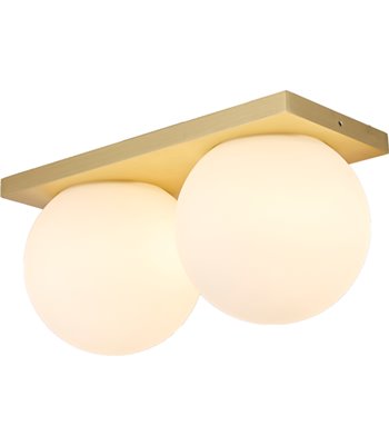 ANTIDARK Palla dobb. C290 messing DTW LED MINI loftslampe