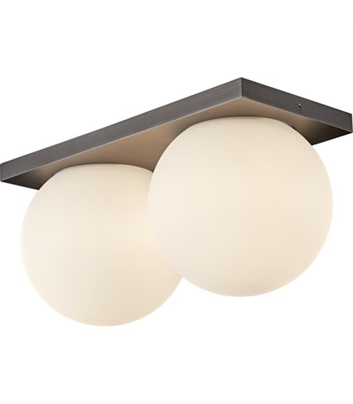 ANTIDARK Palla dobb. C290 titanium DTW LED MINI loftslampe