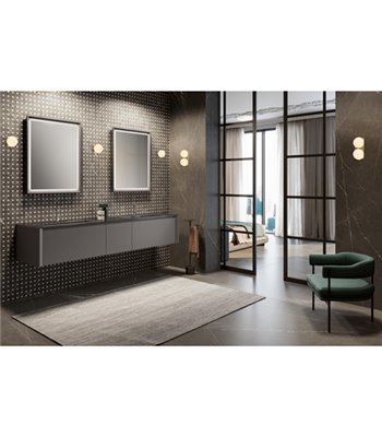 ANTIDARK Palla dobb. C290 titanium DTW LED MINI loftslampe