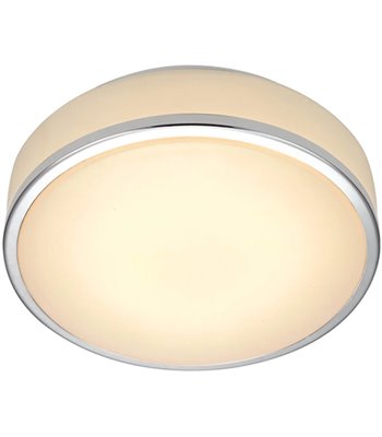 Markslöjd Global hvid/krom plafond