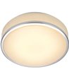 Markslöjd Global hvid/krom plafond