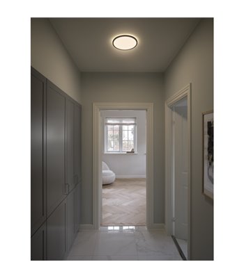 Nordlux Oja 29 3000/4000K switch trinløs dæmp sort plafond